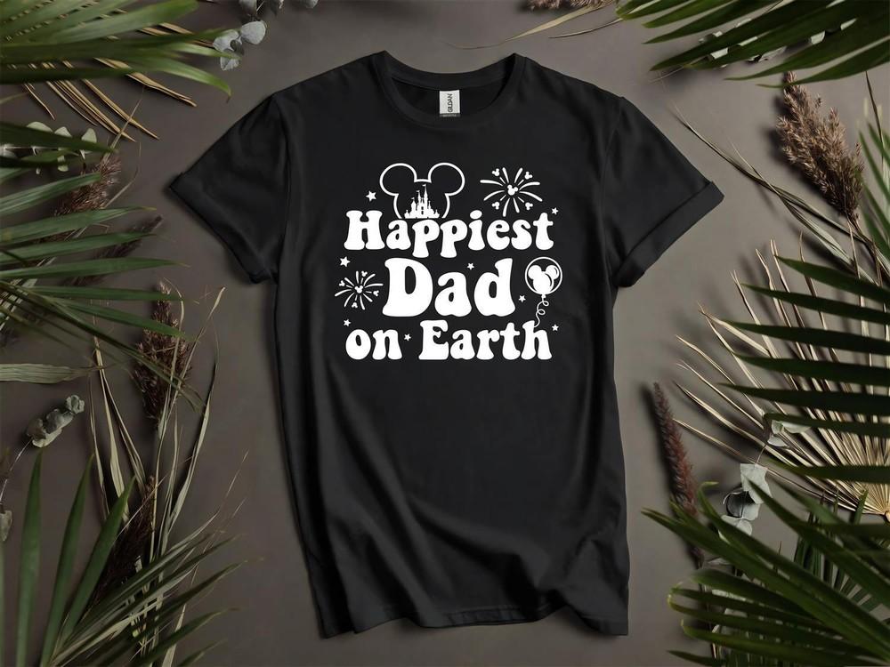 

Happiest Dad On Earth Mickey T-shirt T shirt Men Women Unisex Tshirt L94 4XL