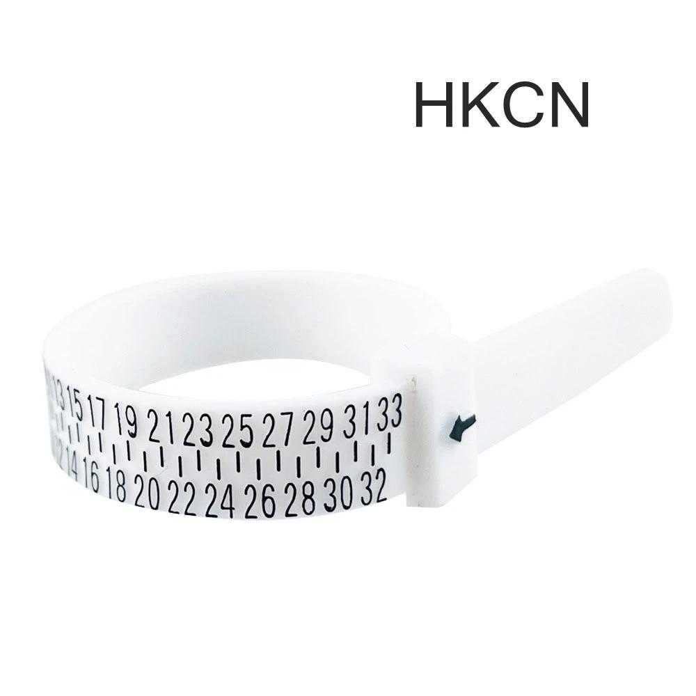 UK/US/EU/HK/JP Ring Sizer Finger Circumference Size Measurement Belt Measuring Reusable Finger Size Gauge Jewelry Sizing Tool