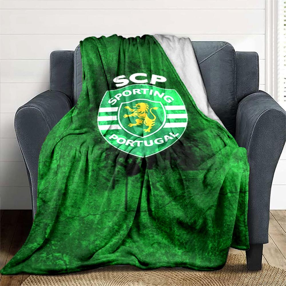 SCP Sporting Print Flannel Blanket High Quality Warm Comfortable Cover for All Seasons Perfect for Gifts Home Decor