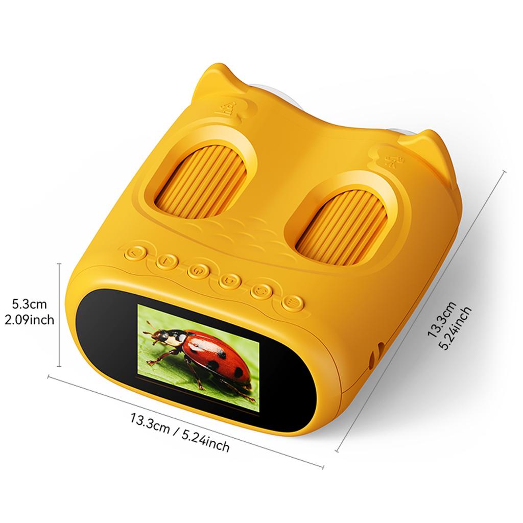 1000X Handmikroskop für Kinder 2,0" Bildschirm Wiederaufladbares Mini-Taschen-Digitalfernglas-Mikroskop Tragbar Geschenk Kinder