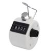 4 Digit Number Counter Compact Hand Mechanical Counter with Reset Knob for Counting Numbers Knitting