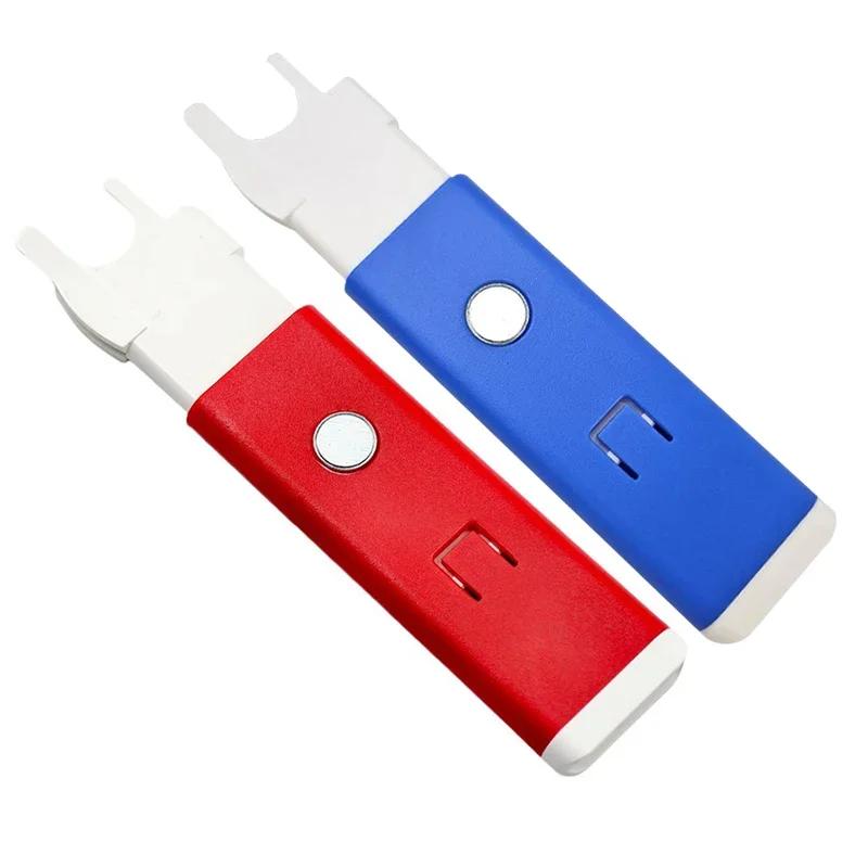 Self Threader Handheld Automatic Needle Threader Magnetic Needle Inserter Quick-Looping Sewing Loop Needle Threader for Elderly