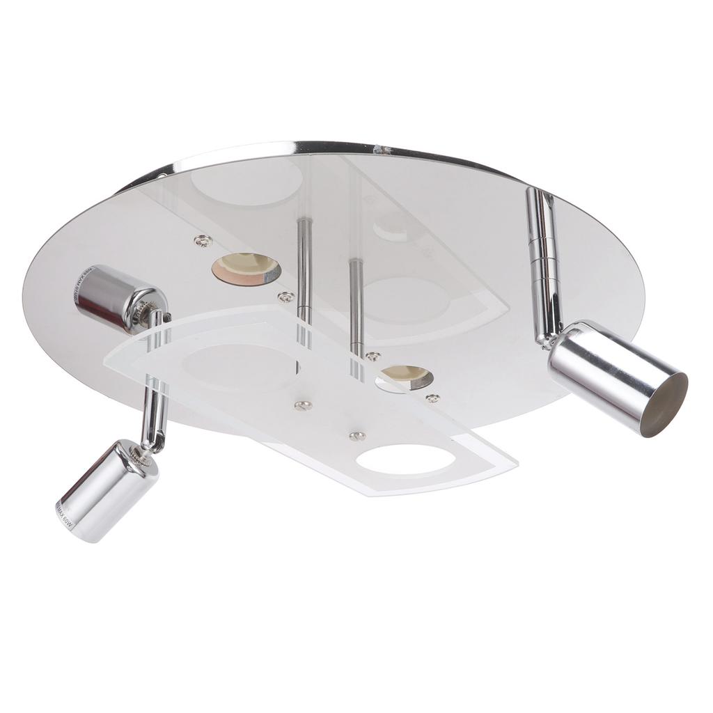 GU10 Ceiling Lamp Household Round Simple Style Ceiling Light for Bedroom Living Room 85?265V