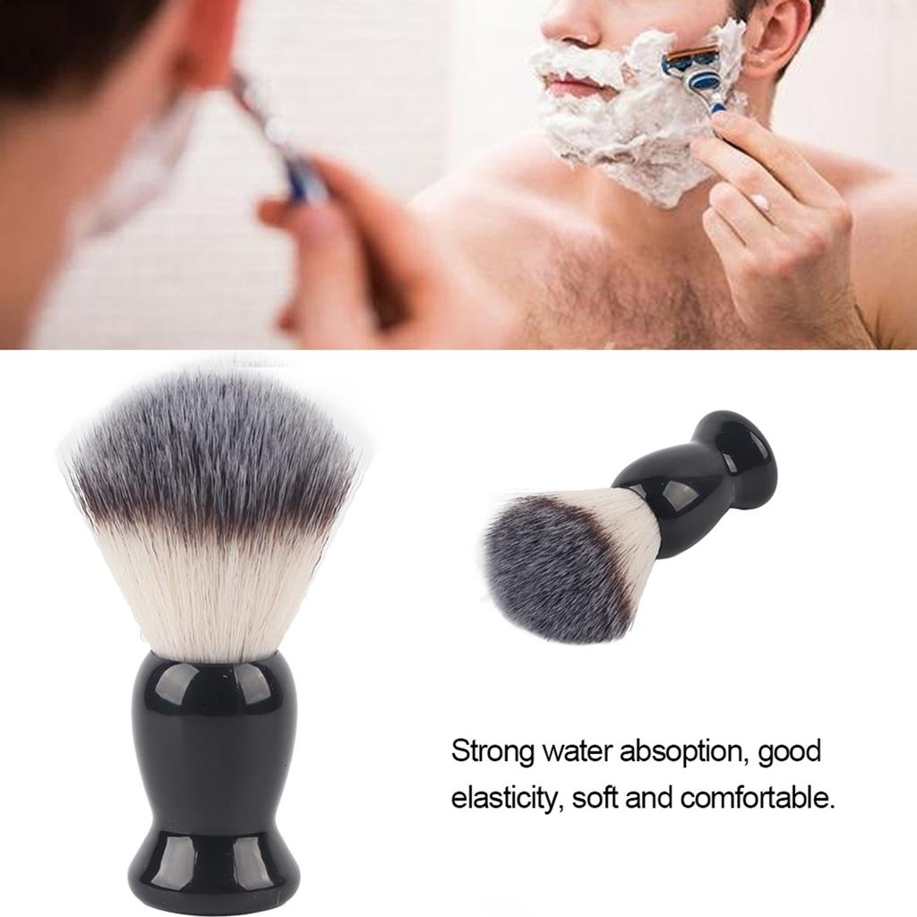 Shaving Brush for Men Beard Mustache Trimming Brush Nylon Hair Barber Salon Shaven Tool