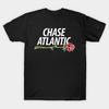 Men Black Print T-shirt Chase Atlantic No-Cut Transfer Paper Print Cotton Tshirt