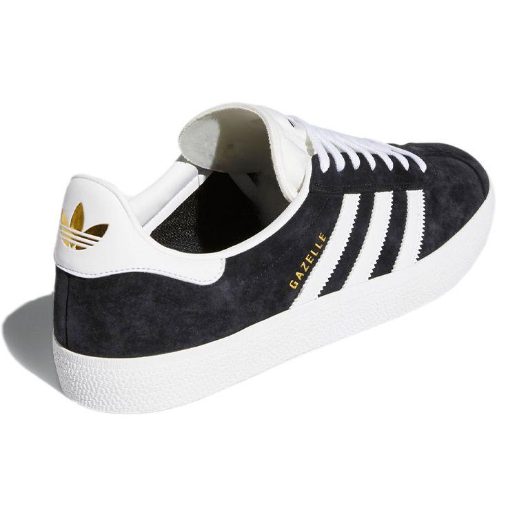 adidas Gazelle ADV Black White Unisex Sneakers Core-Black Cloud-White Gold-Metallic FX6563