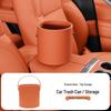 Multifunctional Handheld Car Trash Can with Lid