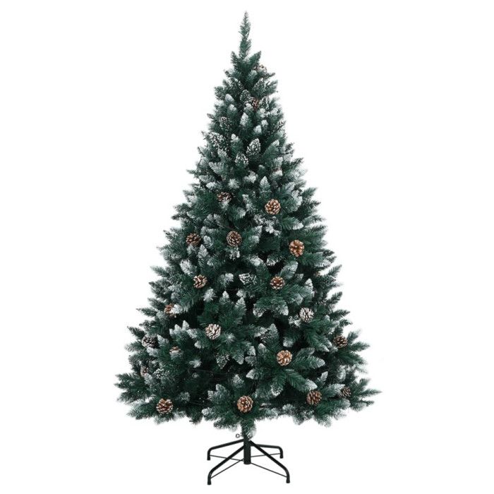 VidaXL Artificial Christmas Tree 300 LED 240 Cm, Christmas Tree, Realistic Christmas Tree, Christmas Ornament, Fake Christmas Tree, 3315777