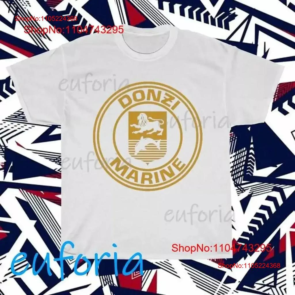 T-shirt con Logo Donzi Marine Boats Divertente Taglia S-XL vintage Lavata Casual moda grafica Morbido uomo abbigliamento designer vintage