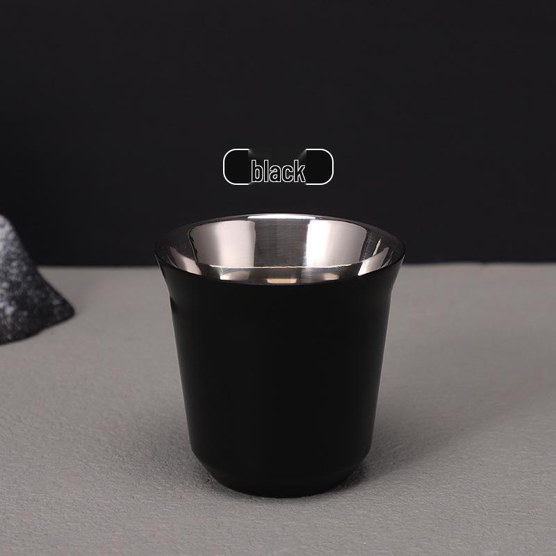 Tazza da Caffè Termica Mini a Doppia Parete in Acciaio Inossidabile 304 - Personalizzabile