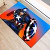 1pc Captain America Pattern Area Rug Soft Flannel Floor Mat for Living Room, Bedroom, Sofa Coffee Table Floor Mat, Machine Washable