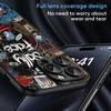 American Sally Face Retro Fashion Phone Case For iPhone 17 16 15 14 13 12 Plus Pro Max High-end Luxury Magsafe Sheepskin