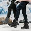 36-46 Unisex Winter Boots Retro Combat Boots Anti Slip Outdoor Boots High-top Non-slip Waterproof Wear-resistant Snow Boots Winter Boots