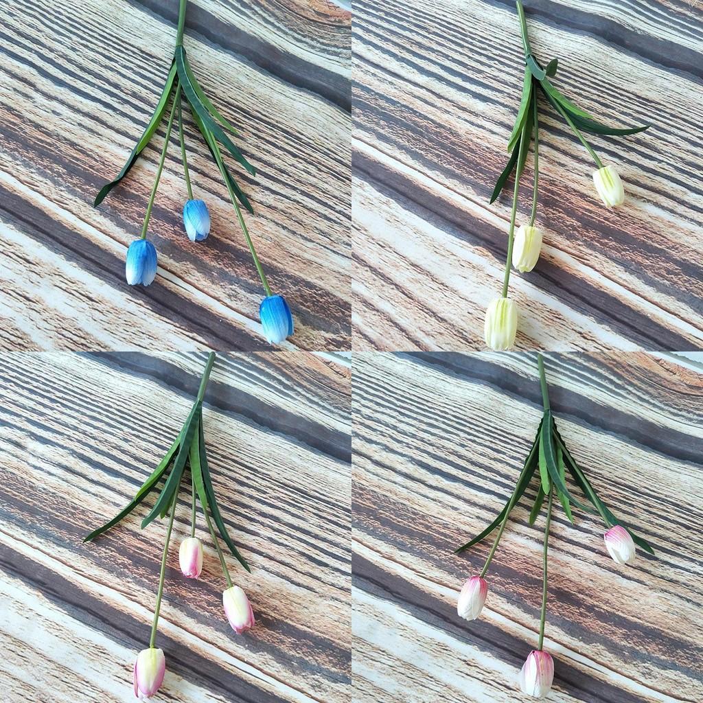 Realistic Tulip Simulation Flowers For Wedding Party Photography Props