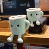 Creative Latte Coffee Cup Plush Toy - Funny Office Gift for Girlfriend's Birthday