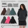 Unisex Tie-Dye Distressed Air Cotton Hoodie: Cross-Border Autumn/Winter Style with Drop Shoulder Sleeves, 360g