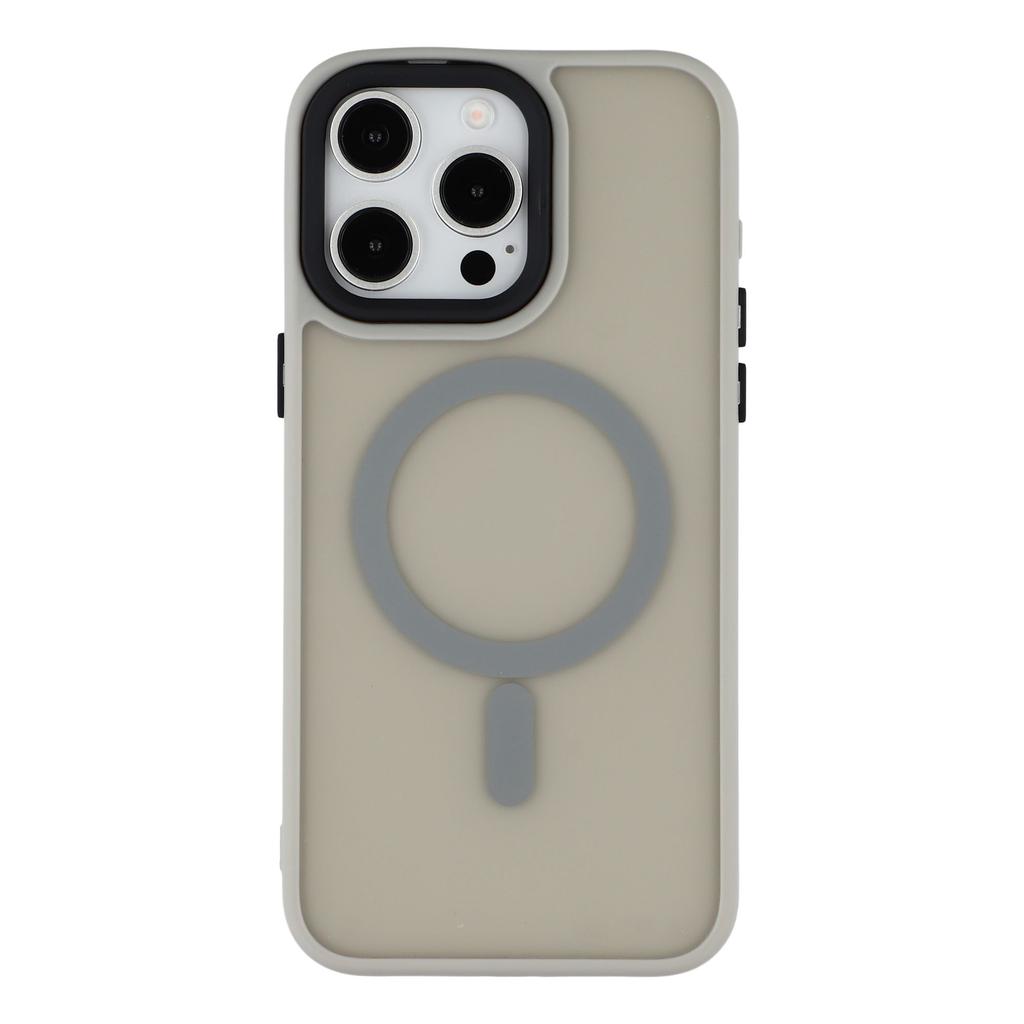 Etui na iPhone 12 Pro Max Kompatybilne z MagSafe Pokrowiec na telefon z PC+TPU o fakturze skóry