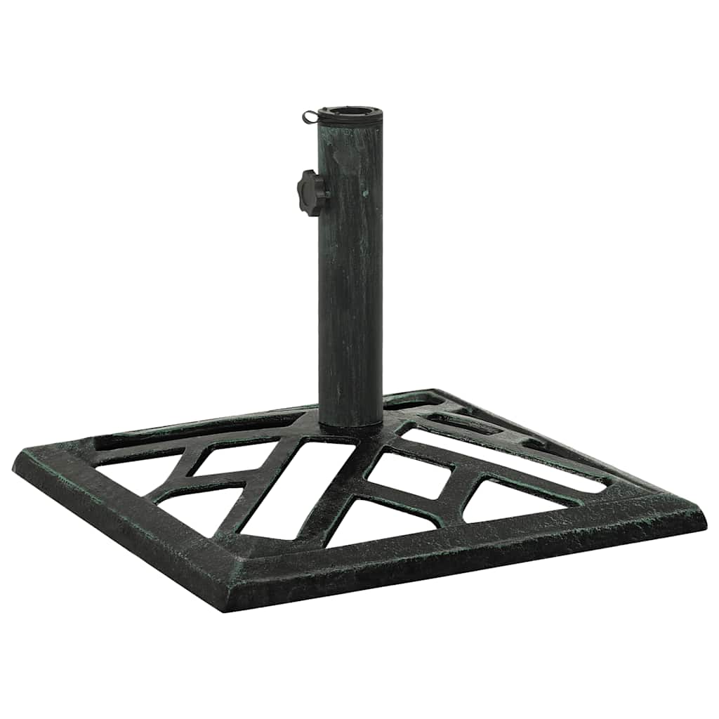 Vidaxl Podstawa Pod Parasol, Zielona, 44X44X31 Cm, Żeliwo
