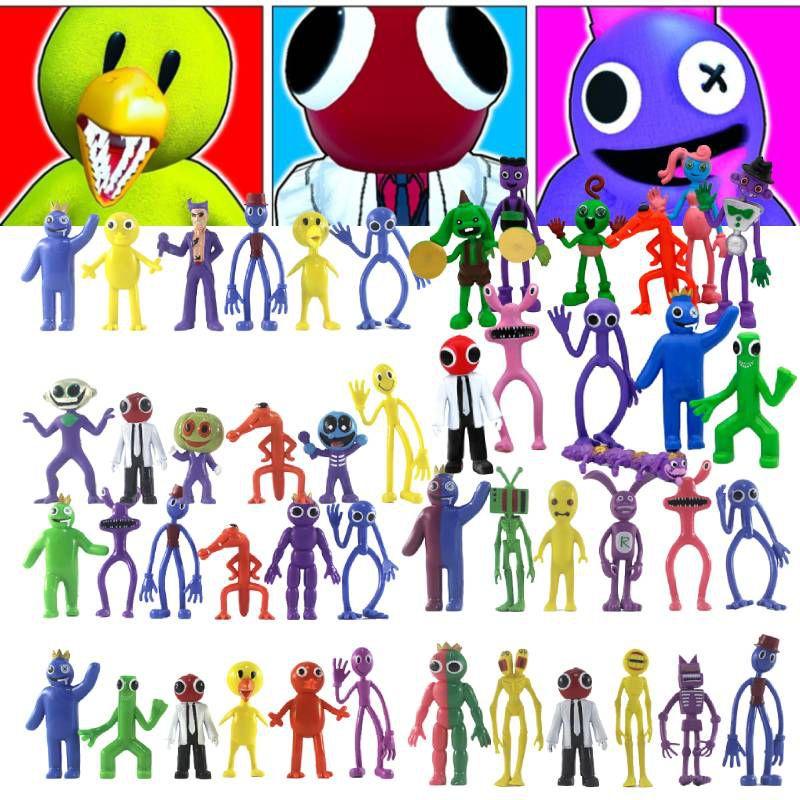Colorful Roblox Rainbow Friends Playtime Figures Set For Children