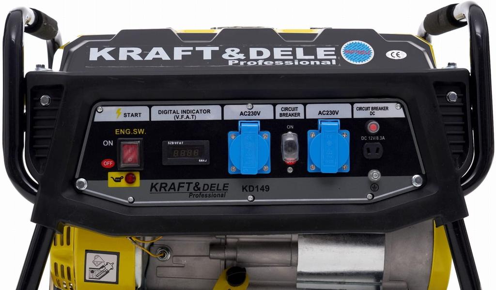 Stromerzeuger 3500W LCD | Kraft&Dele
