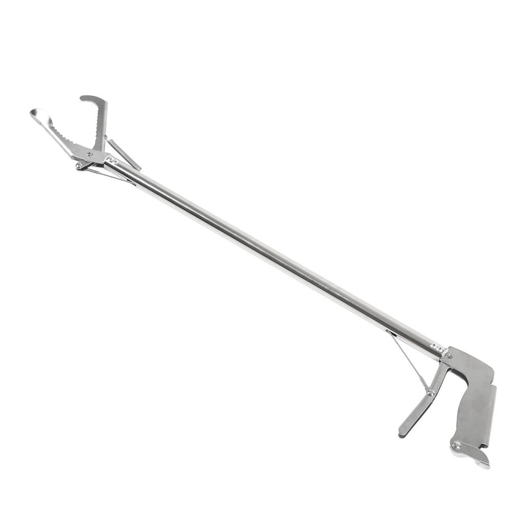 Stainless Steel Crab Tongs 30inch Portable Multifunctional Long Fish Tongs for Crab Seafood Octopus Bend Clip