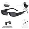 Square UV400 Eyewear Narrow Sunglasses Retro Sun Glasses Small Frame Small Rectangle Sunglasses