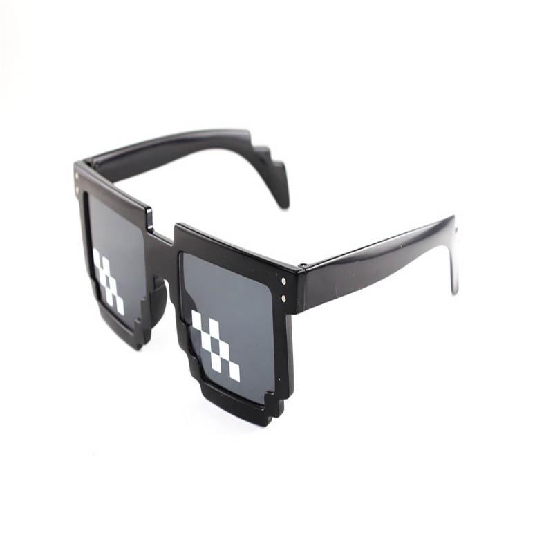Occhiali da Vista Pixel Mosaico Vintage con Design Unico a Quadri per Stile Unisex
