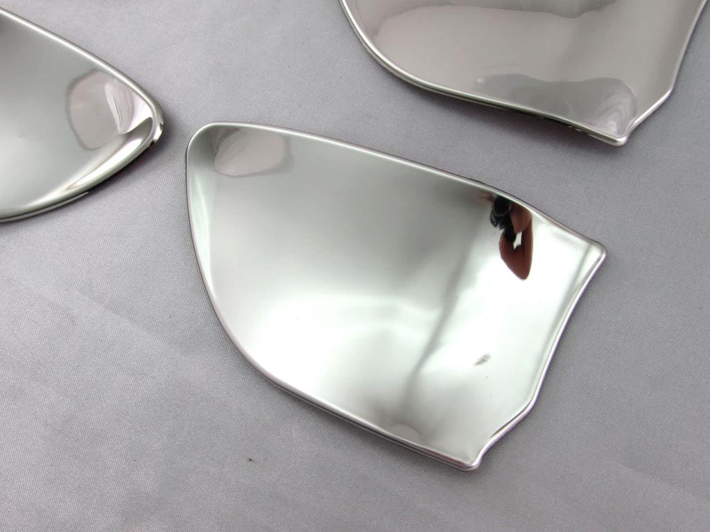 BRIGHTZ Skyline V37 Super Mirror Finish Stainless Steel Plated Inner Door Handle Cover Plate 4PC RV37 HV37 HNV37 HV37 HNV37 YV37 ZV37 [INS-DHC-201]