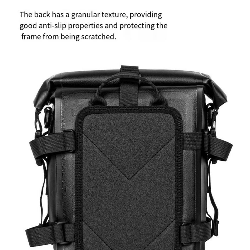 Water Resistant Motorcycle Saddlebag Featuring 20L Capacity And Easy Installation For Long Trips
