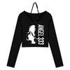 Fashion Woman Tshirts  Slim Women Goth T-shirt Long Sleeve Crop Tops Y2k Top Clothing Korean T Shirt
