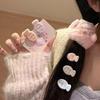 4Pcs Hairpin Cream Macaron Color Snapper Fish Shape Hair Clips Gentle Hold No