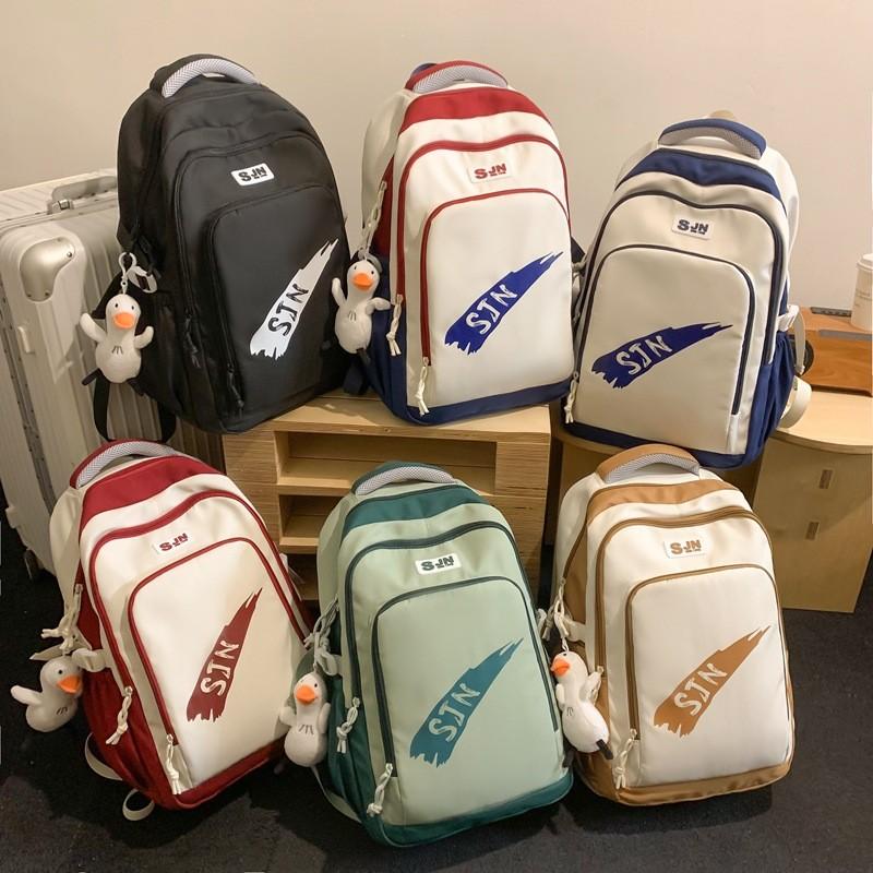 Schoolbag Minimalist Style Large Capacity Computer Bag Outdoor Backpack Travel