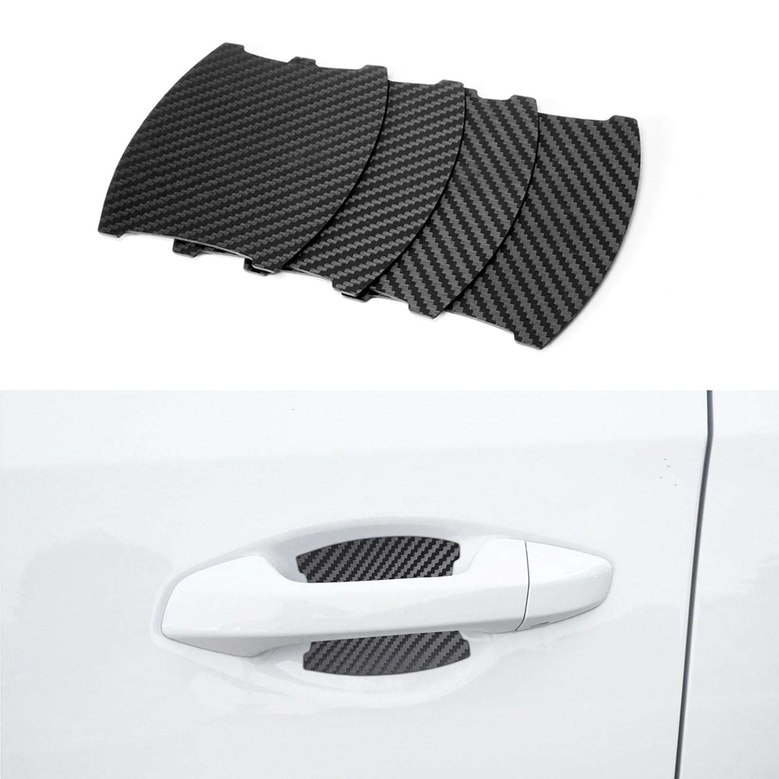 

Подходит для Mercedes-Benz GLS-класса X167 2019-2023 Защита ручки двери Магнитная Устойчивая к царапинам Карбон One Size