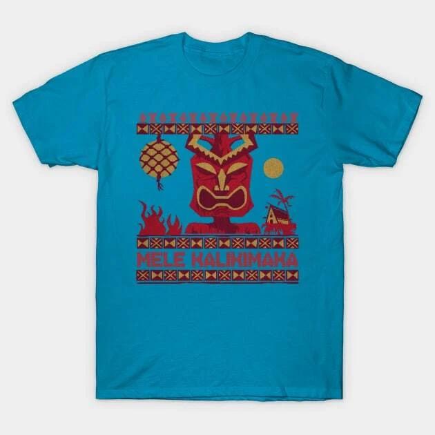 Mele Kalikimaka Ugly Sweater Made in Australia T-Shirt M