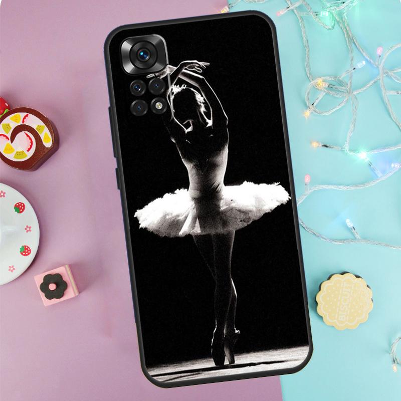 Ballerina Ballet Dance Girl Case For Xiaomi Redmi Note 14 Pro 9 10 11 12 13 9S 10S 11S 12S Redmi 14C 10C 12C 13C Cover