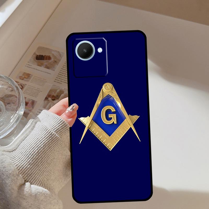 Freemasonry Logo Symbol For Realme 14 Pro Plus 10 11 12 13 GT 6 6T 5 GT7 Pro C67 C61 C55 C53 C51 C21Y C25S C75 Case
