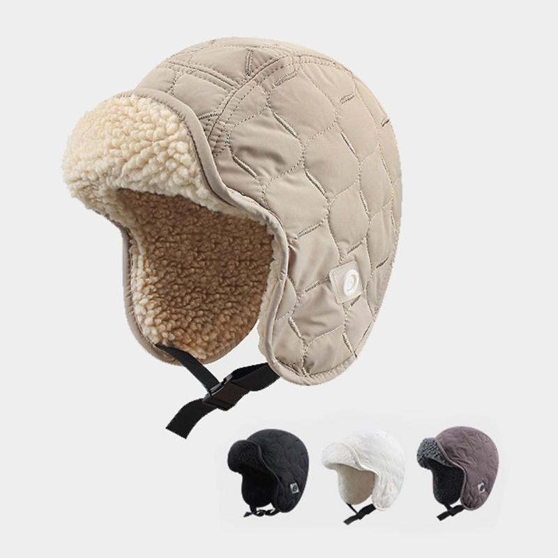 Verdickte Plüsch-Trapper-Mütze für Erwachsene mit Ohrenschutz, Winter-Wärmemütze, Kaltwetter-Geschenke für Studenten, Teenager