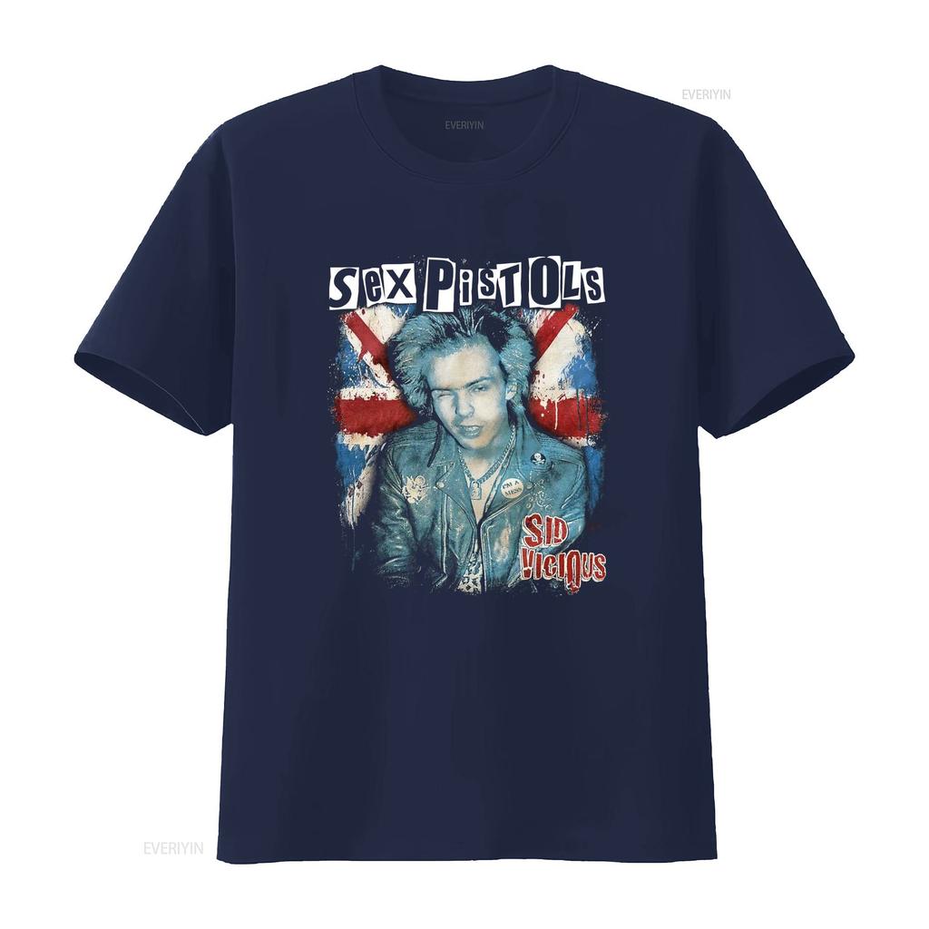 T-shirt Noir Rare Sid Vicious Band Toutes Tailles Tmb788 Lavage Vintage Confortable Légèrement Élégant Mode Graphique Stretch
