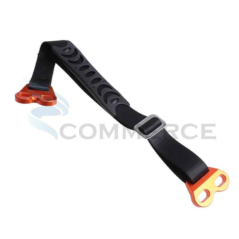 Motorcycle Universal Front Fork Rescue Strap Sling Pulling Belt Protector For YAMAHA KAWASAKI SUZUKI Road Motocross Enduro оранжевый
