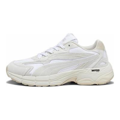 Teveris Nitro Canyons Suède Confortable Polyvalent Durable Chaussures Décontractées Lifestyle Basses Unisexe Chaussures Décontractées Blanc 392912-04