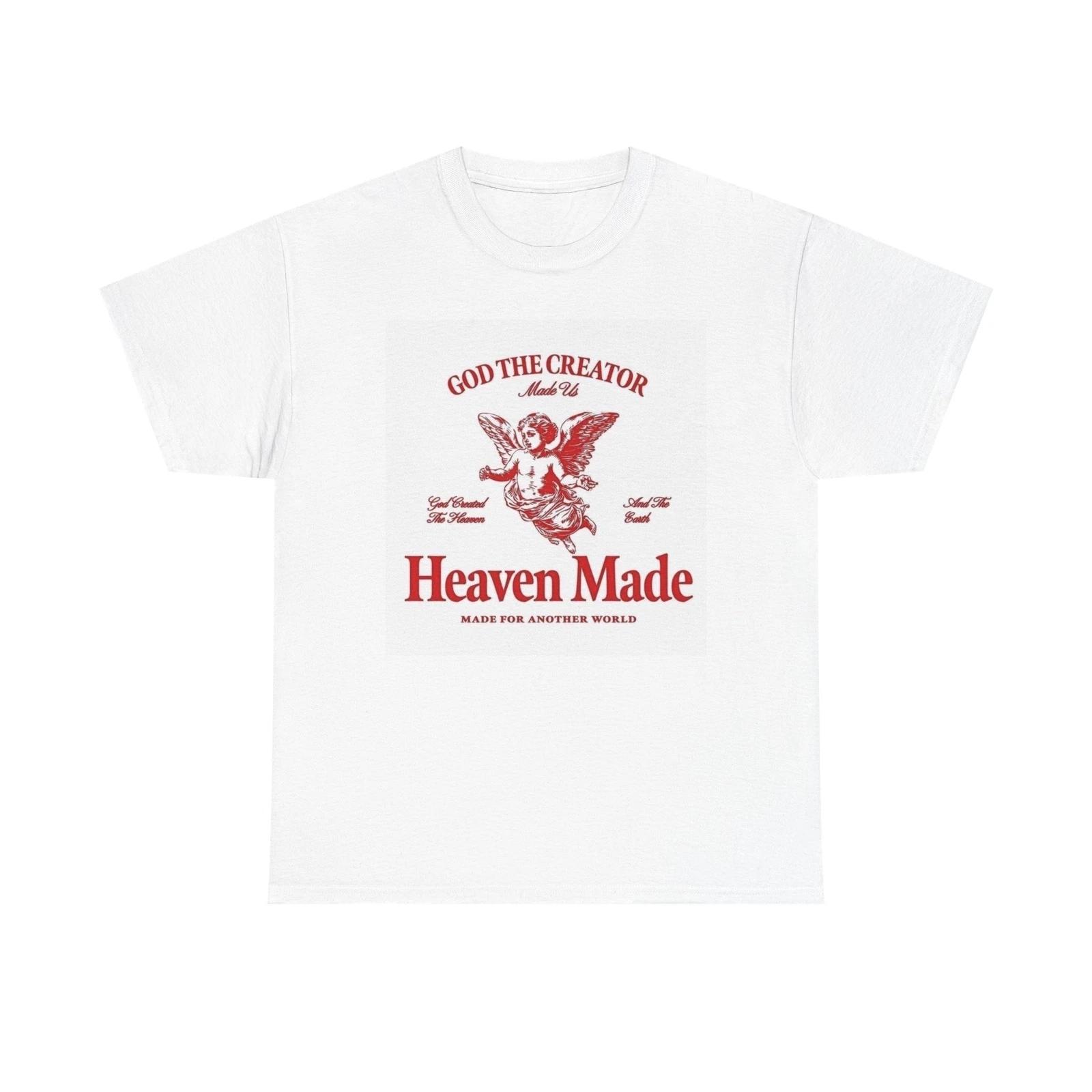 Men s and Women s T-shirts Heaven Made Graphic XXXXL