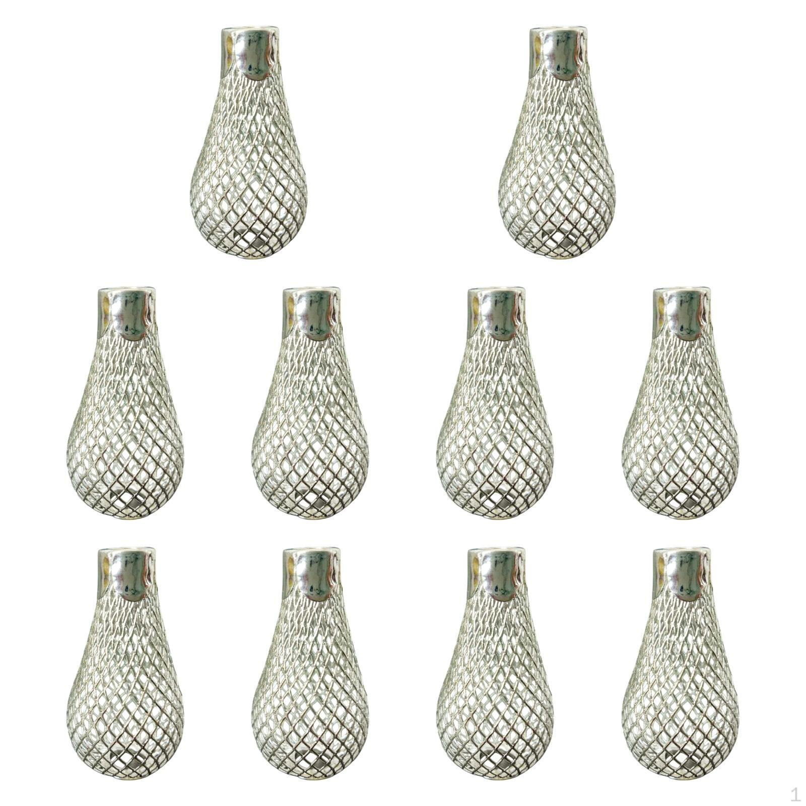 

10 шт. абажур для подвесной лампы, крышка шара, крышка для лампочек серебряный