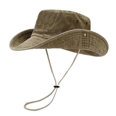 Four Seasons Cotton Solid Bucket Hat Fisherman Hat Outdoor Travel Sun Cap for Men and Women 191