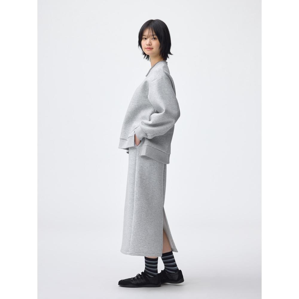 GU by Uniqlo Puff Sweat Narrow Skirt  Standard Length 83.0 To 87.0 Cm 