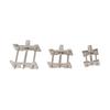 3pcs Silver Watch Movement Holder 3pcs Set Movement Fixed Base Watch Repair Tool  Jewelry Making