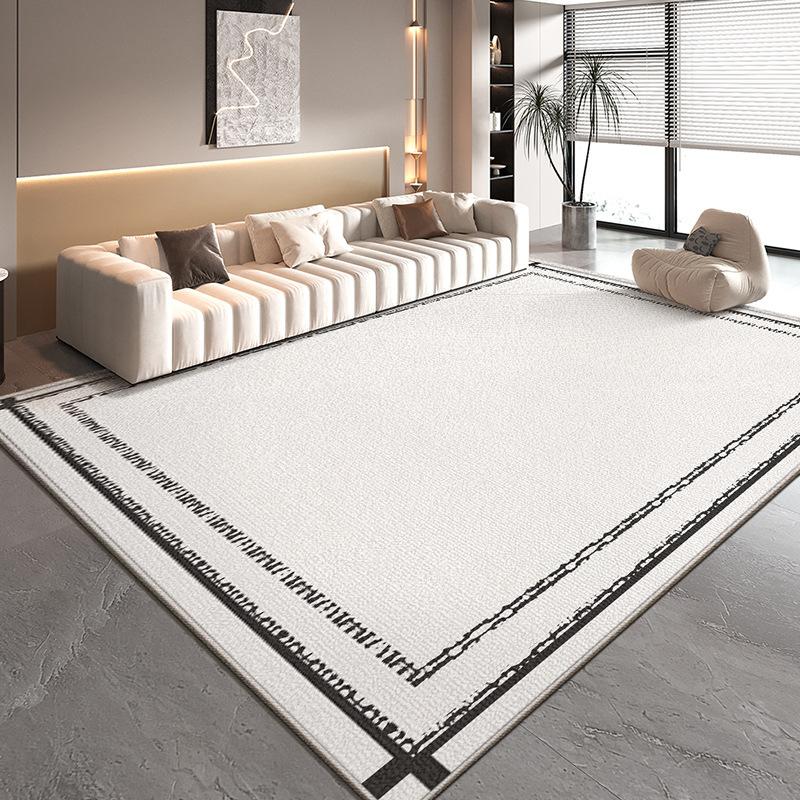 Lätt Lyx Vardagsrumsmatta Stor Yta Golvmatta High-end Sovrum Sängmatta