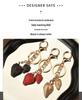 Strawberry Fruit Alloy Keychain: Cute Car Keyring & Bag Charm for Ladies