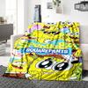 1Pc Spongebob Squarepants Adventure Blanket Soft Throw Blanket For Home Bedroom Bed Sofa Travel Office Solid Christmas Blanket