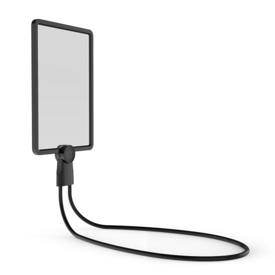 Dobíjecí handsfree lupa s lehkým designem s flexibilním husím krkem Velká zobrazovací plocha Lupa na čtení pro starší osoby