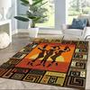 African Wildlife Celebration Floor Mats for Living Room, Bedroom and Room Decoration Are Suitable for Gifts.